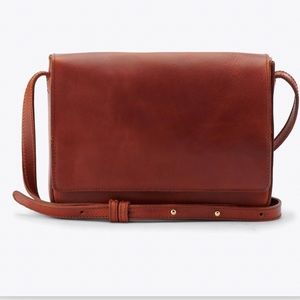 Nisolo Clara crossbody purse in rosewood